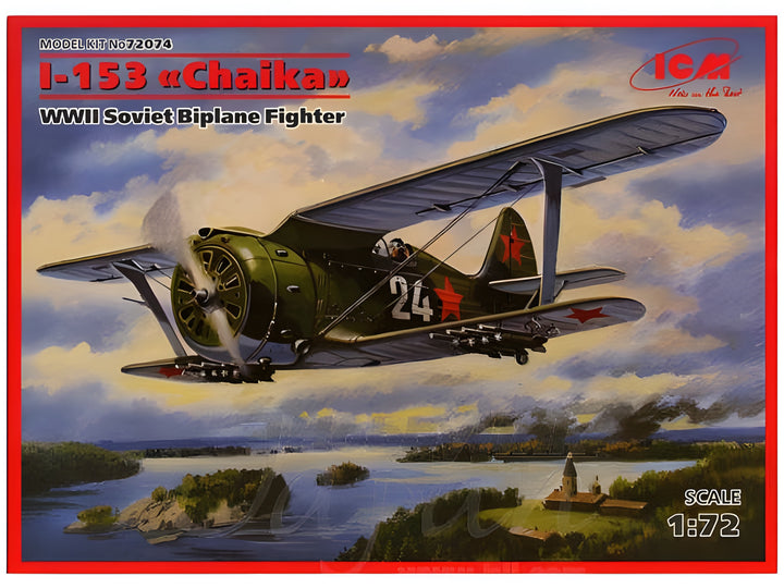 ICM 1/72 I-153 'Chaika', WWII Soviet Biplane Fighter
