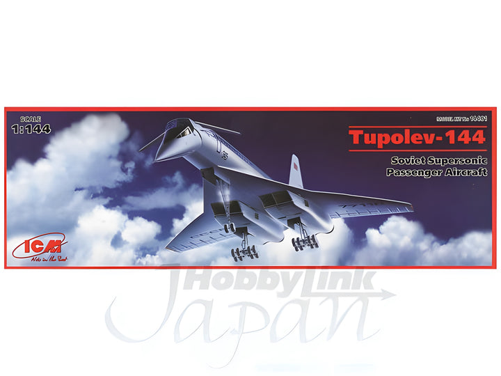 ICM 1/144 Tupolev-144, Soviet Supersonic Passenger Aircraft