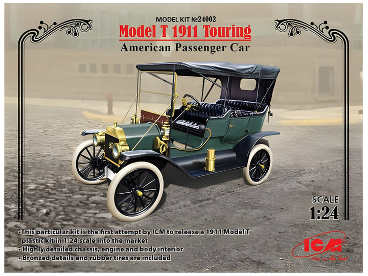 ICM 1/24 Model T 1911 Touring, American Passenger Car