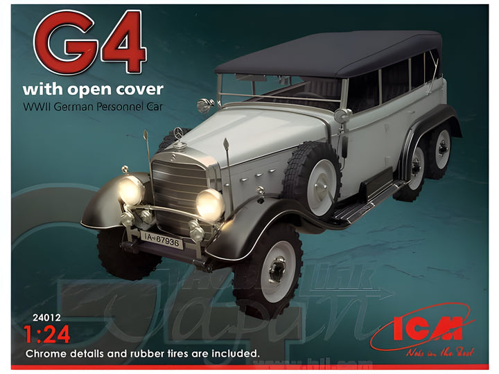 ICM 1/24 Typ G4 Soft Top, WWII German Personnel Car