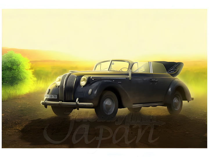 ICM 1/35 Admiral Cabriolet, WWII German Staff Car with Figures