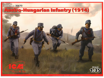 ICM 1/35 Austro-Hungarian Infantry (1914) (4 figures)