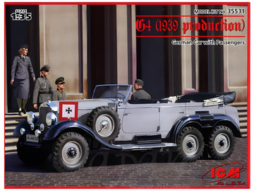 ICM 1/35 G4 (1939 production), German Car with Passengers (4 figures)