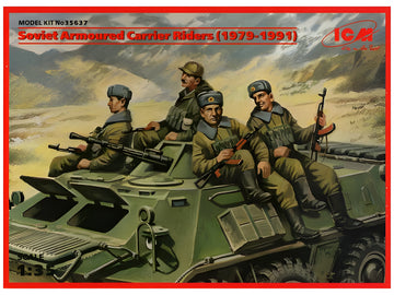 ICM 1/35 Soviet Armored Carrier Riders (1979-1991), (4 figures)