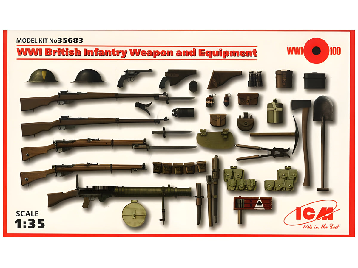 ICM 1/35 WWI British Infantry Weapon and Equipment