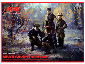 ICM 1/35 WWII Soviet Partisans (4 figures)