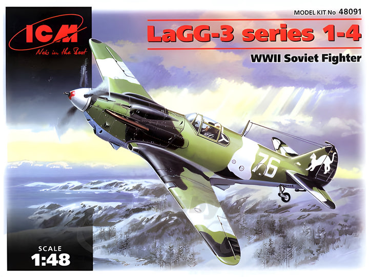 ICM 1/48 LaGG-3 series 1-4, WWII Soviet Fighter