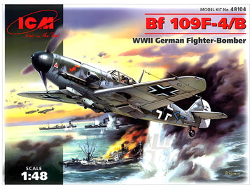 ICM 1/48 Messerschmitt Bf 109F-4/B, WWII German Fighter-Bomber