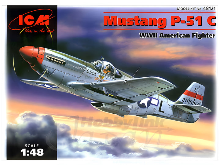 ICM 1/48 Mustang P-51C, WWII American Fighter