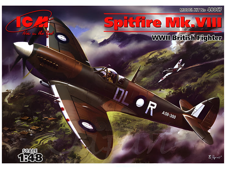 ICM 1/48 Spitfire Mk.VIII, WWII British Fighter