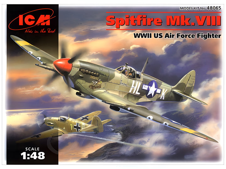 ICM 1/48 Spitfire Mk.VIII, WWII USAAF Fighter