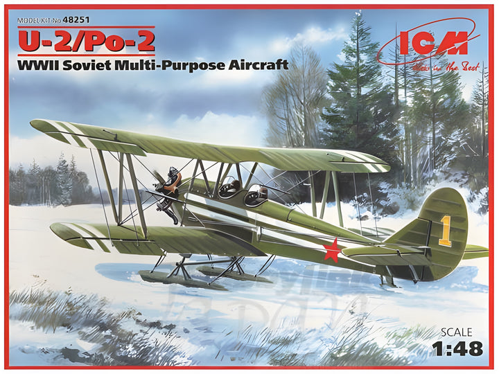 ICM 1/48 U-2/Po-2, WWII Soviet Multi-Purpose Aircraft