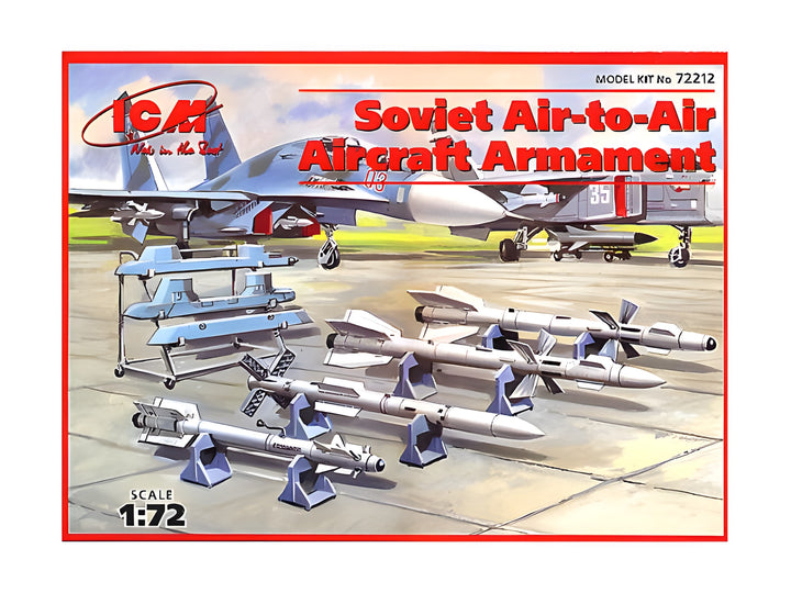 ICM 1/72 Soviet Air-to-Air Aircraft Armament (R-27ER, R-27ET, R-73, R-77 missiles)