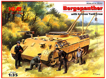 ICM Bergepanther with German Tank Crew (4 figures)