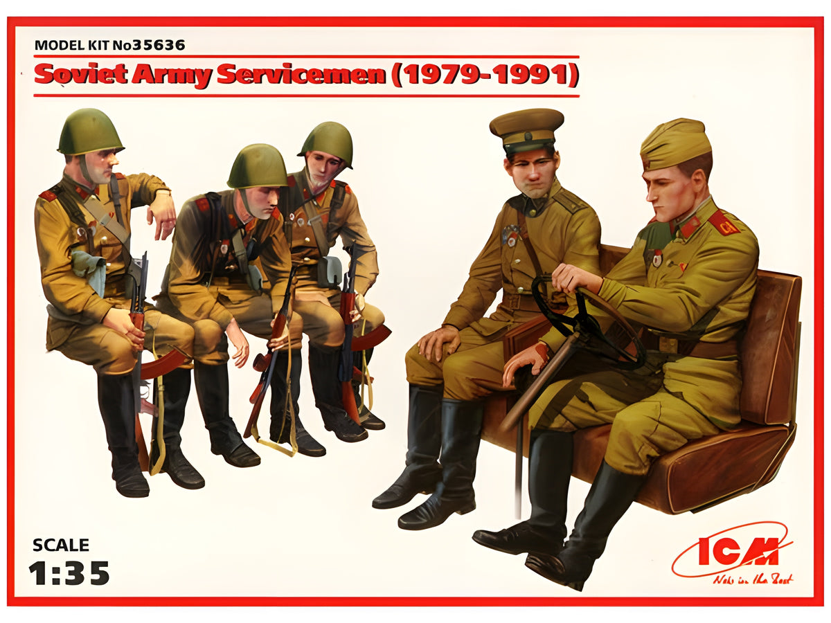 ICM Soviet Army Servicemen (1979-1991), (5 figures)