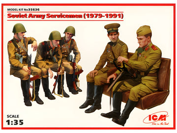 ICM Soviet Army Servicemen (1979-1991), (5 figures)