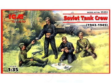 ICM Soviet Sappers (1979-1988) (4 figures - 3 soldiers, 1 sapper, donkey figure, dog figure)