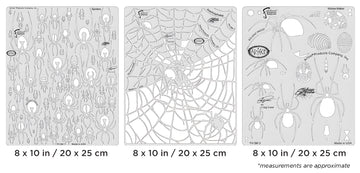 IWATA Artool Spider Master Set Freehand Airbrush Template by Craig Fraser