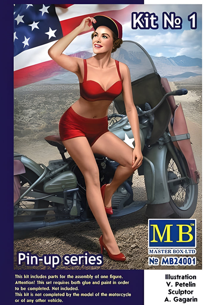 MASTER BOX 1/24 Pin-up series, Kit No. 1. Marylin