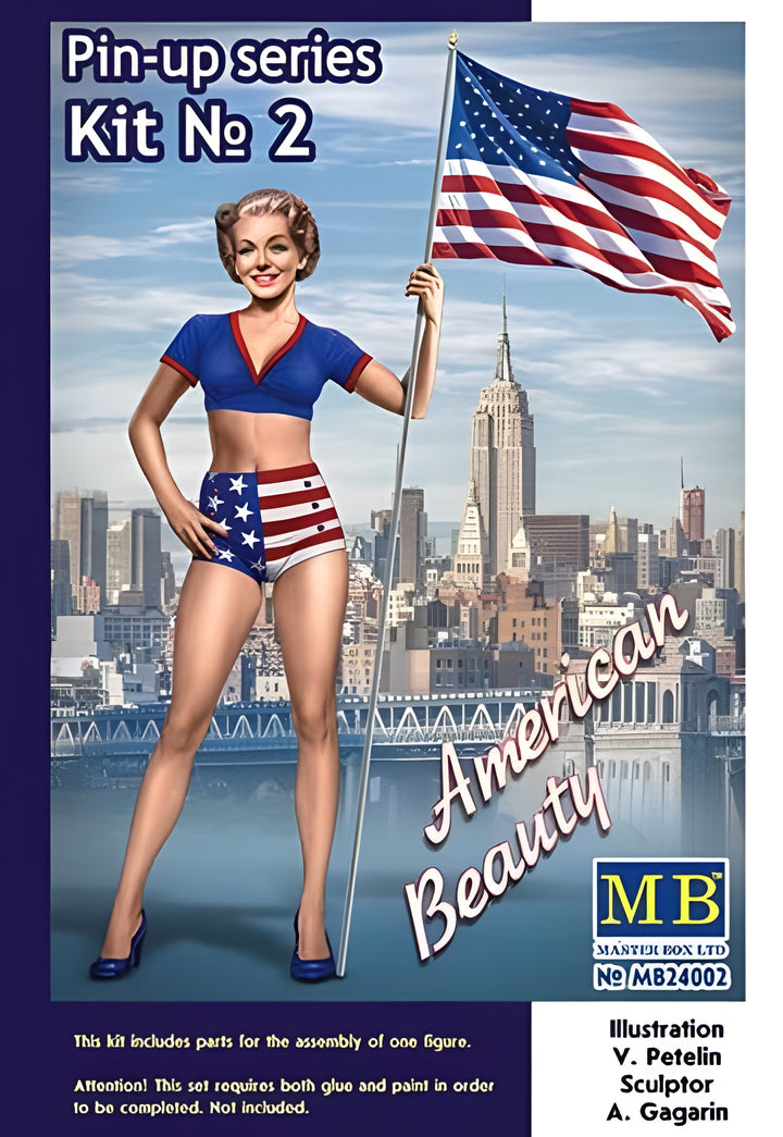 MASTER BOX 1/24 Pin-up series, Kit No. 2. Betty