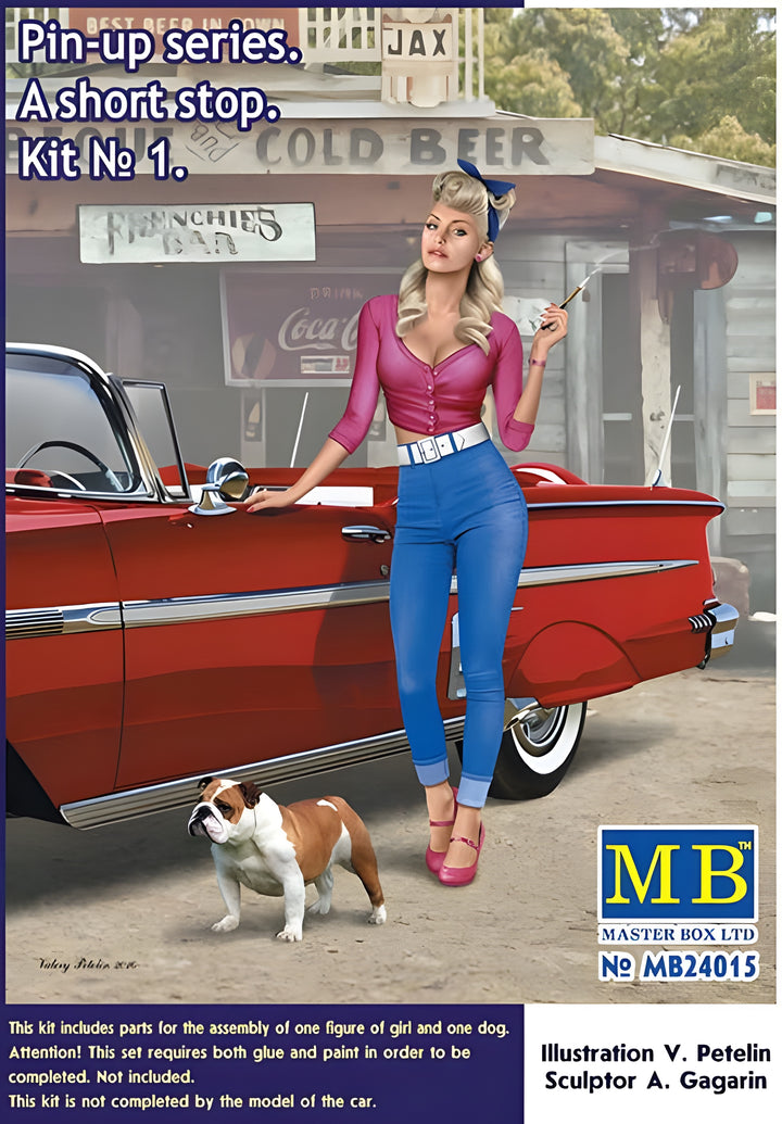MASTER BOX 1/24 Pin-up series. A short stop. Kit No. 1