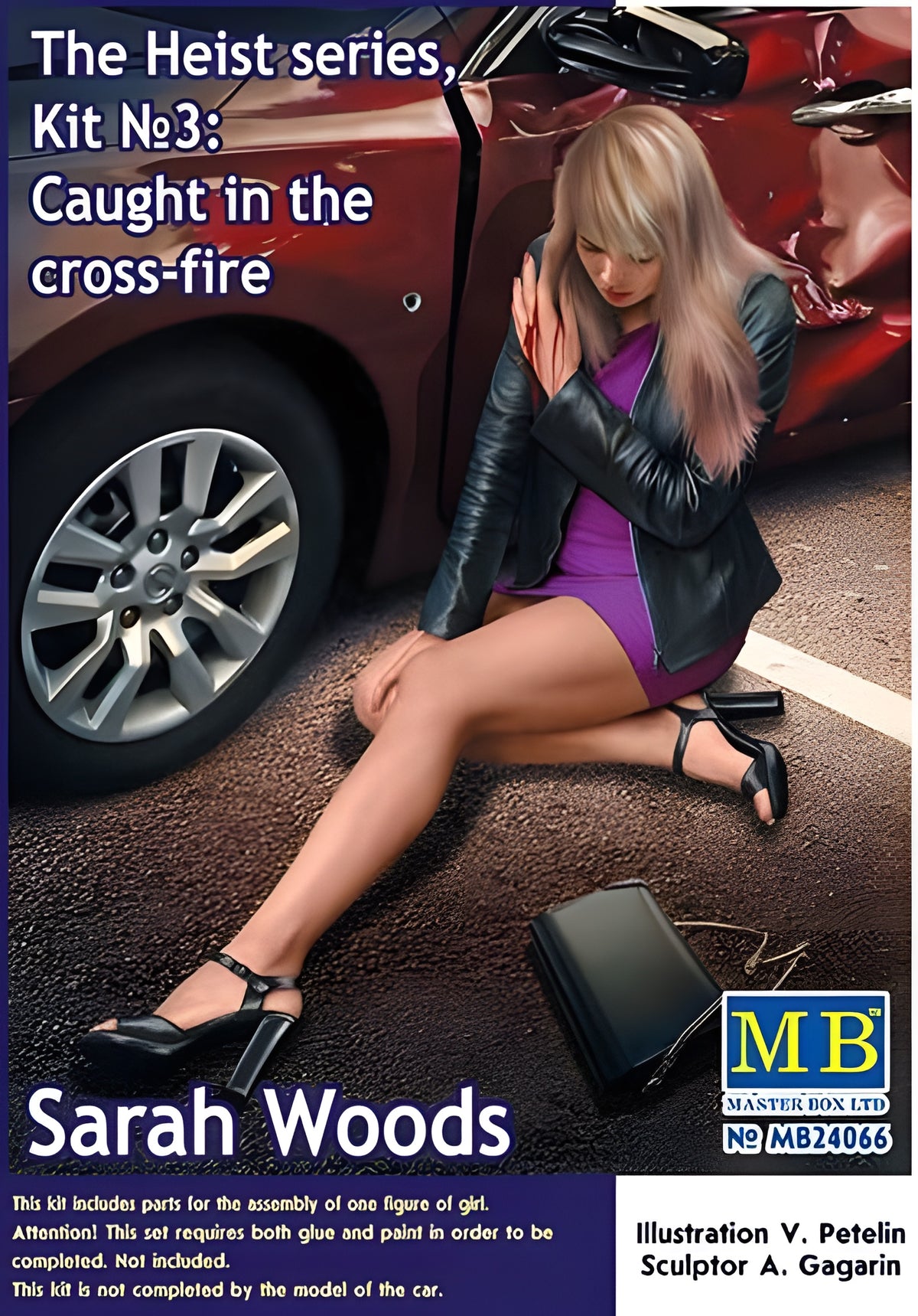 MASTER BOX 1/24 The Heist series, Kit No3: Caught in the cross-fire. Sarah Woods