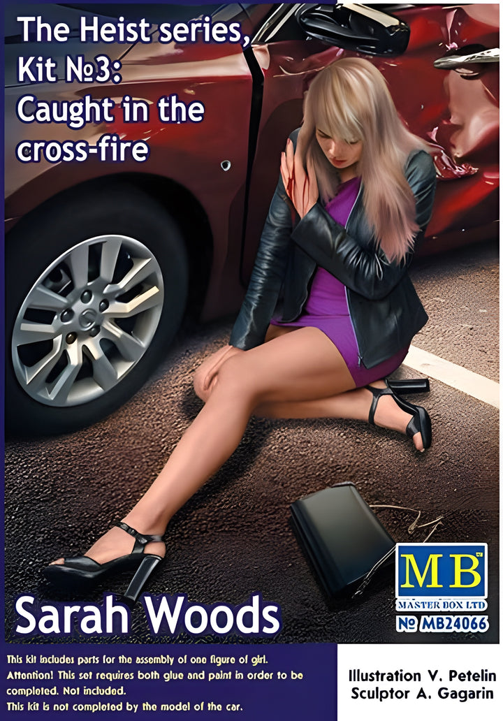 MASTER BOX 1/24 The Heist series, Kit No3: Caught in the cross-fire. Sarah Woods