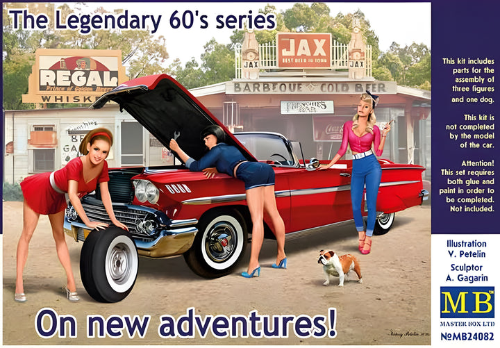 Master Box 1/24 The Legendary 60's series. On new adventures