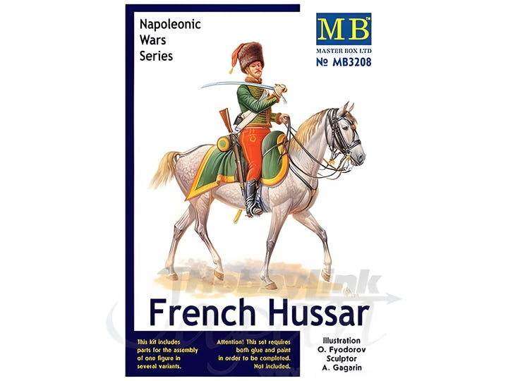 MASTER BOX 1/32 French Hussar, Napoleonic Wars era