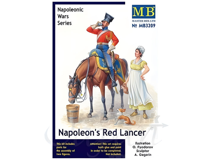 MASTER BOX 1/32 Napoleon's Red Lancer, Napoleonic Wars Series