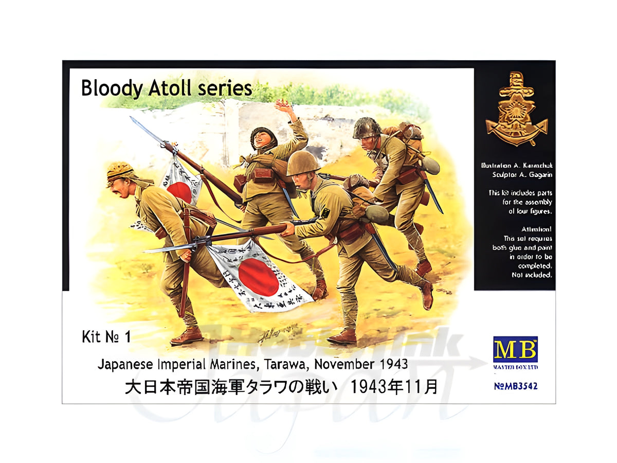 MASTER BOX 1/35 Bloody Atoll series. Kit No 1, Japanese Imperial Marines, Tarawa, November 1943