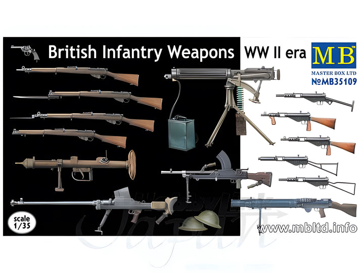 MASTER BOX 1/35 British Infantry Weapons, WW II era
