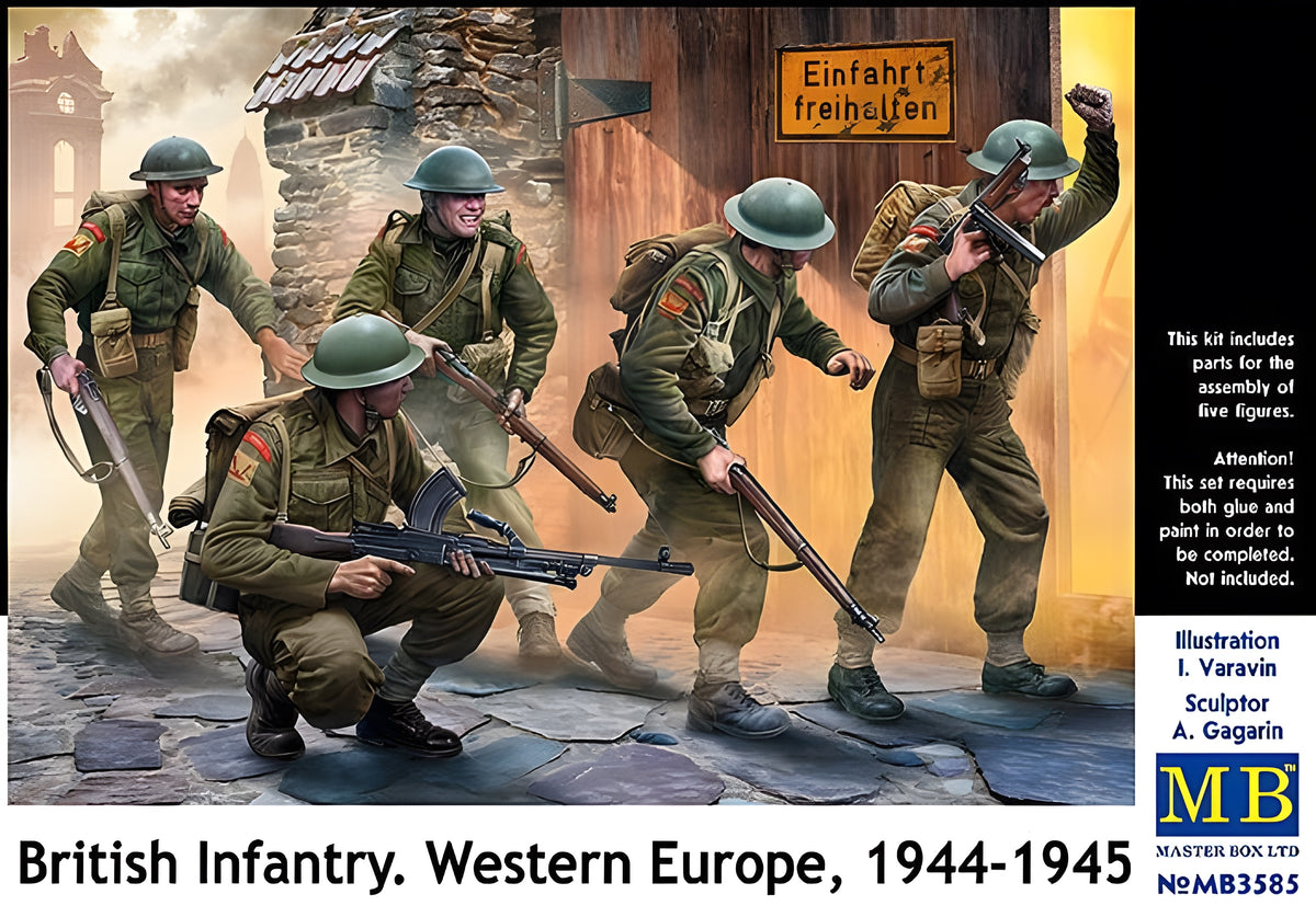 MASTER BOX 1/35 British Infantry. Western Europe. 1944-1945