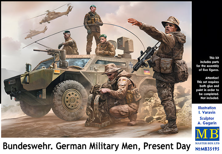 MASTER BOX 1/35 Bundeswehr. German Military Men, Present Day