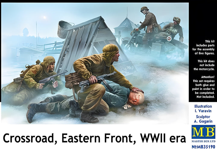 MASTER BOX 1/35 Crossroad, Eastern Front, WWII era