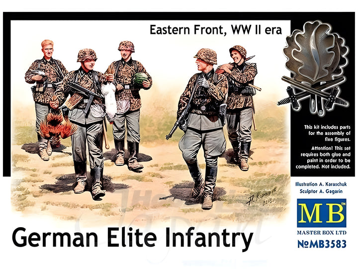 MASTER BOX 1/35 German Elite Infantry, Eastern Front, WW II era
