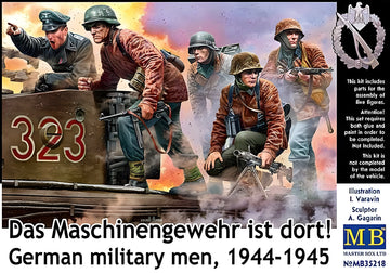 MASTER BOX 1/35 German military men, 1944-1945. Das Maschinengewehr ist dort