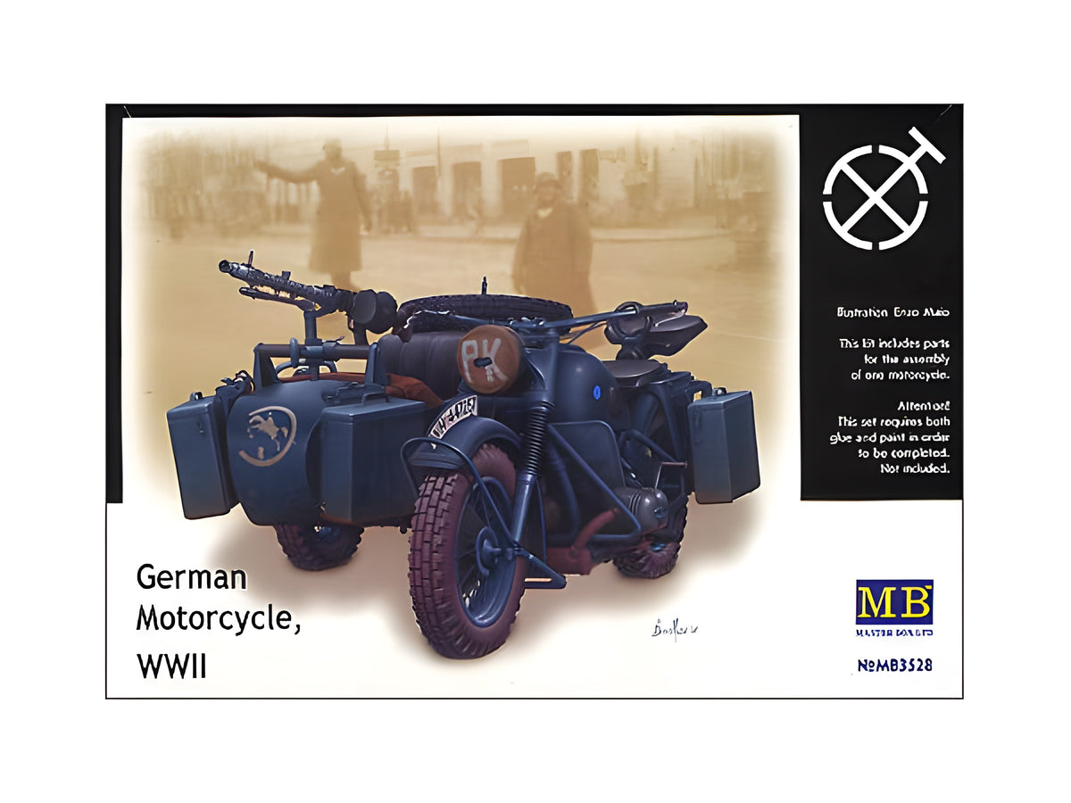 MASTER BOX 1/35 German motorcycle, WWII