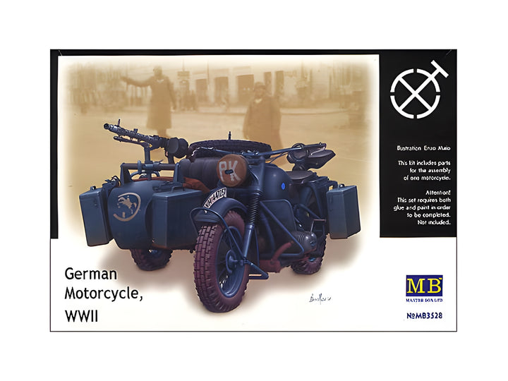 MASTER BOX 1/35 German motorcycle, WWII
