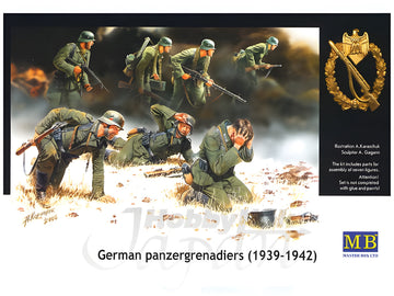 MASTER BOX 1/35 German Panzergrenadiers, 7 fig.