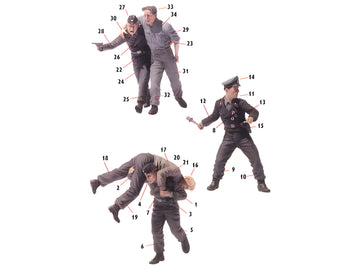 MASTER BOX 1/35 German Tank Crew, Kursk, 1943