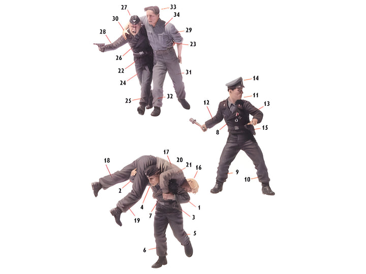 MASTER BOX 1/35 German Tank Crew, Kursk, 1943