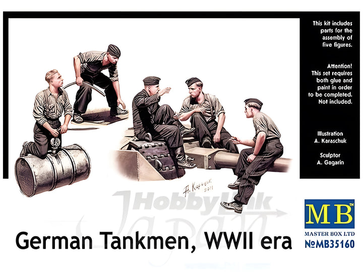 MASTER BOX 1/35 German Tankmen, WWII era