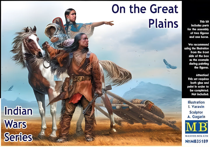 MASTER BOX 1/35 Indian Wars Series. On the Great Plains