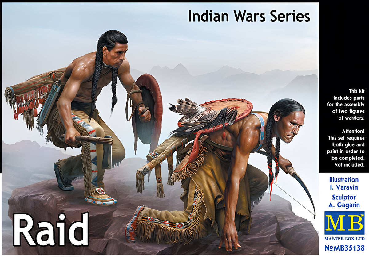 MASTER BOX 1/35 Indian Wars Series. Raid