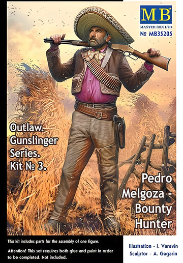 MASTER BOX 1/35 Outlow. Gunslinger series. Kit No. 3. Pedro Melgoza - Bounty Hunter