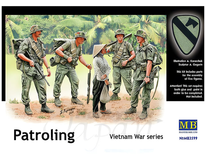 MASTER BOX 1/35 Patroling. Vietnam War series