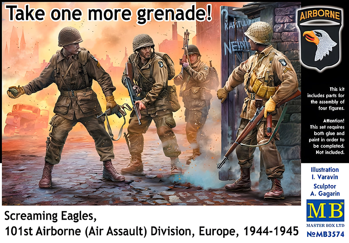 MASTER BOX 1/35 Take one more grenade Screaming Eagles, 101st Airborne (Air Assault) Division, Europe, 1944-1945