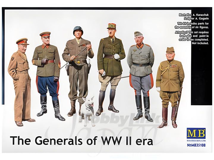 MASTER BOX 1/35 The Generals of WW II