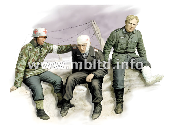 MASTER BOX 1/35 Ticket Home German soldiers, 1941-1943